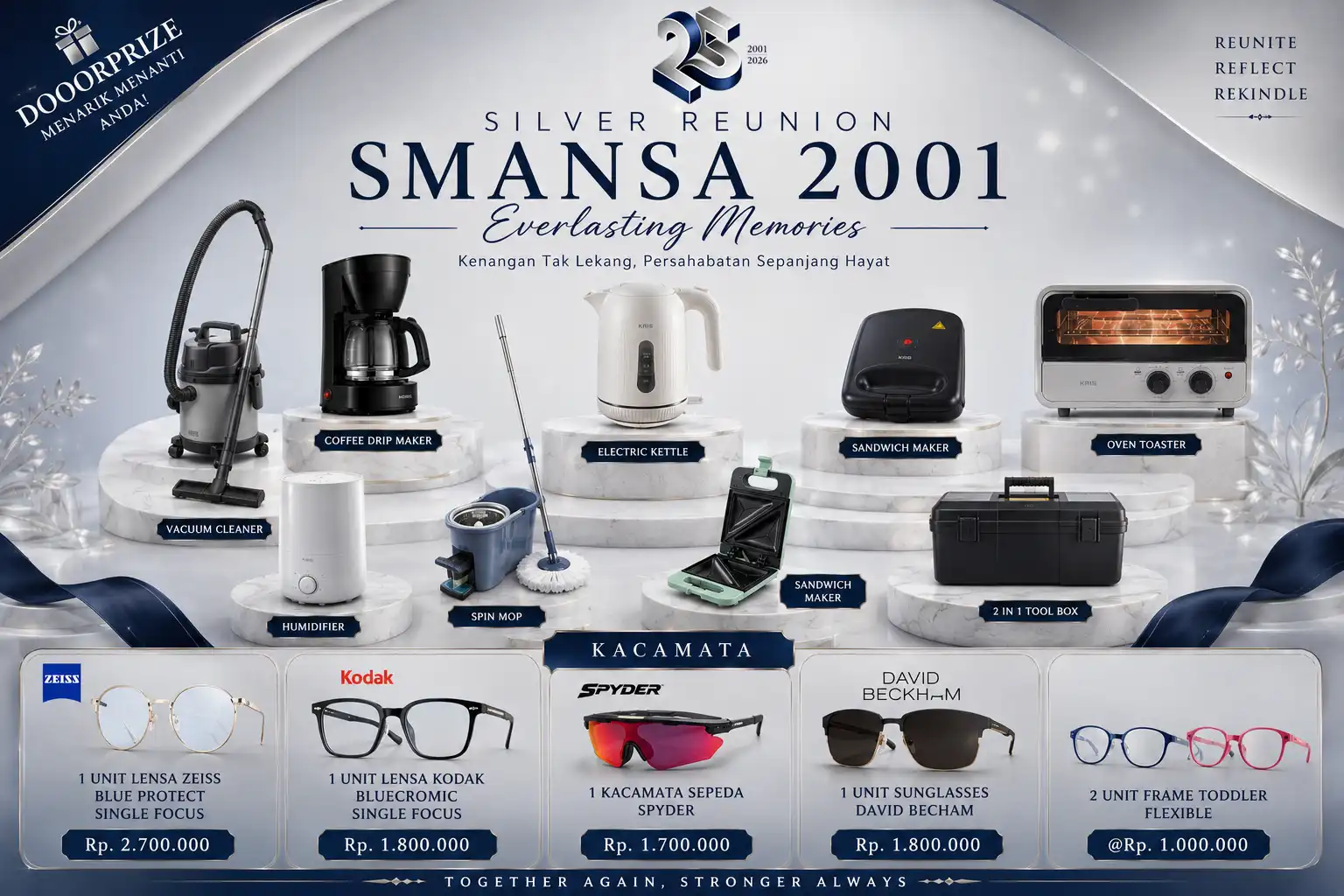 Doorprize Silver Reunion SMANSA 2001